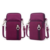 Bolso De Hombro Para Mujer Moda Diagonal Cruzada Con Cierre De Cremallera Bolsa De Pecho Deportiva Vertical Monedero Nylon - details 9