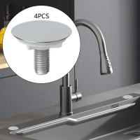 Cubierta De Agujero De Grifo De Cocina 4 Piezas Tapa De Bloqueo Para Fregadero De Baño Y Bañera Plástico ABS Para Cocina Hotel - details 6