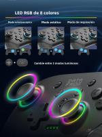 Controlador De Juego Inalámbrico DATA FROG Para Nintendo Switch OLED Y Switch Lite Con Joystick Programable LED RGB Y Batería De 800mAh - details 3