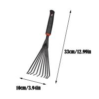 Rake De Jardín Pequeño Con 9 Dientes Herramienta Agrícola Para Hojas Y Paja Rake De Acero Para Jardinería Y Cosecha - details 12