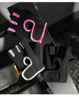 Guantes De Fitness Para Hombre Y Mujer Mitad De La Mano Antideslizantes Transpirables Para Ciclismo Y Levantamiento De Pesas Absorbedores De Impacto - details 7