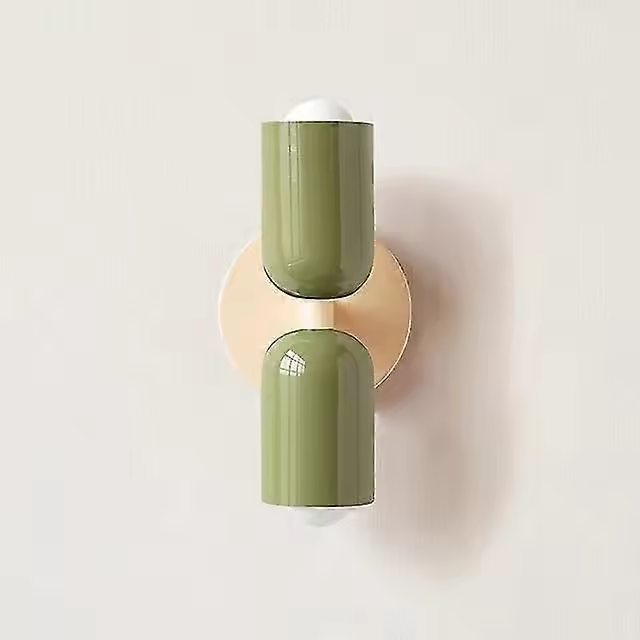 Nordic Wall Lamp Iron E27 Colorful Wall Decor Interior Green Hotel Living Room Led Light Modern Home Decoration Light Fixture - 1