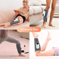 Prensa de piernas con calor, prensa de piernas con pantalla, calentamiento de piernas, relajación, masajeador de piernas con calor y compresión, masajeador de pantorrillas para circulación y dolor, alivio del síndrome de piernas inquietas Máquina de compr - details 2