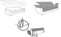 HOMESOL®  Cubre Sofa - Reversible- Protector Sofá-Acolchado Sofá-Fácil de Limpiar y Transpirable-fundas de sofa/funda sofa chaise longue/funda sofá/funda sofa 4 plazas/mantas de sofá/cojines para el sofa/puff con relleno - details 1