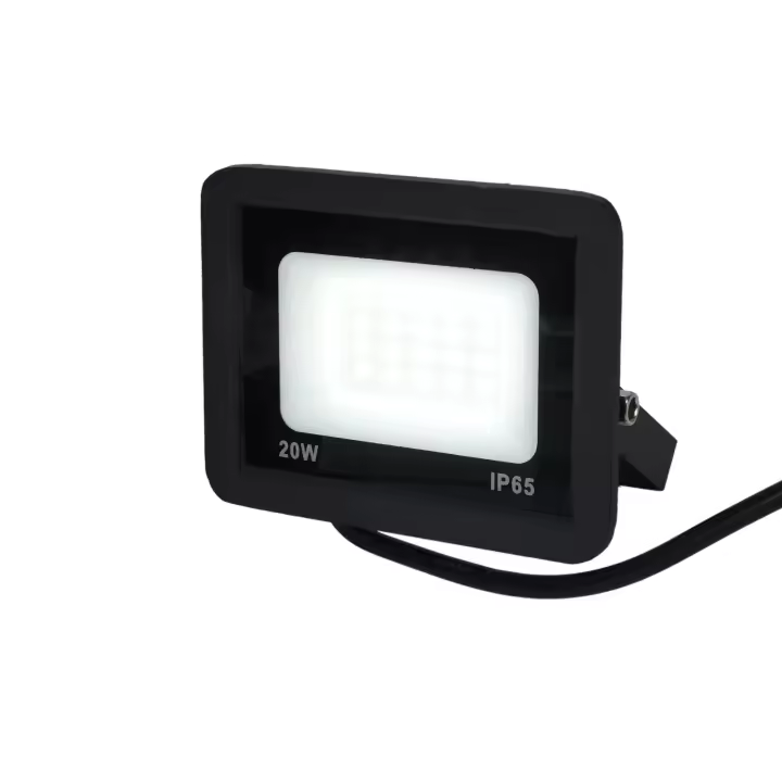 ALPINALUZ  Foco Proyector LED Exterior IP65 Impermeable 20W 1900Lm 3000K Luz Cálida para Casa, Garaje, Patio, Terraza, Campo - 1