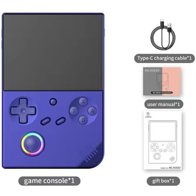 ANBERNIC CONSOLA RG40XXV INDIGO BLUE (AZUL INDIGO) - 1