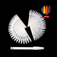 50Pcs Tiras De Uñas Falsas Con Gel De Póster De Manicura Y Anillo Paleta De Práctica Accesorios Para Diseño De Uñas - details 3
