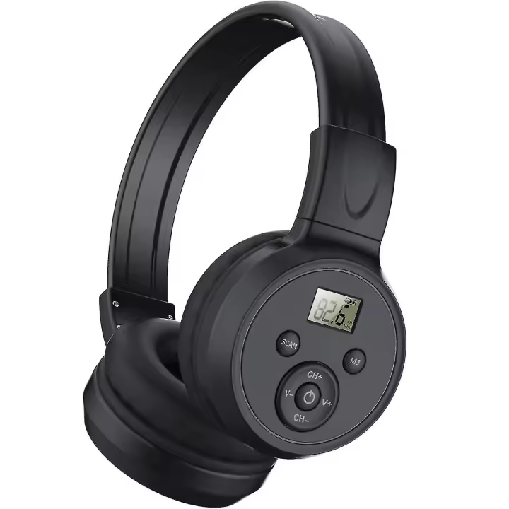 Auriculares de radio FM plegables con la mejor recepción (50-108 MHz) - 1