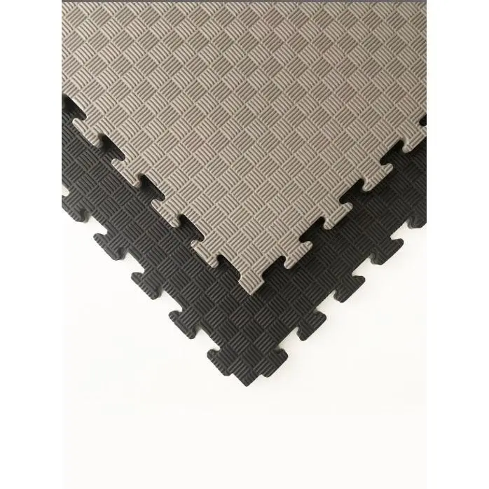 Fitness Tech Tatami Profesional Puzzle 100x100x2 cm Negro y Gris - 1