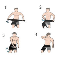 Cinturón De Soporte Para Cadera Alivio Del Dolor De Cintura Y Pierna Compresión Para Articulaciones Con Estrés Y Artritis Protección De La Cadera - details 6