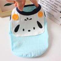 Chaleco De Perro De Algodón Azul Con Collar Redondo Para Teddy Bulldog Ropa De Gato Estilo Casual Primavera Verano - details 2