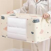 Bolsa De Almacenamiento Grande Con Capacidad Para Ropa Y Edredones a Prueba De Polvo Con Cremallera Y Asas Para Armario - details 1