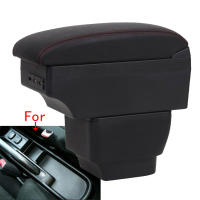 Soporte Central Para Coche MAZDA 2 Demio Caja De Almacenamiento Accesorios Interiores Piezas De Retrofits Material PU Cuero / Plástico ABS - details 0