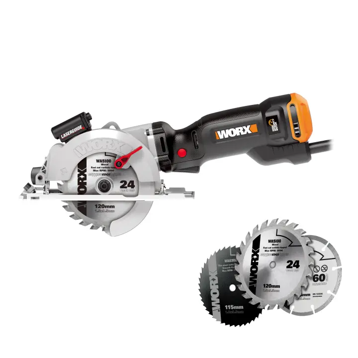 Worx WX437 Sierra circular Worxsaw XL 800W 120mm - 1