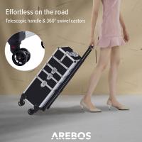 AREBOS 4 en1 Caso de belleza Trolley Maleta Kit de maquillaje Belleza - details 18