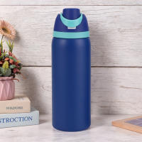 Termo Doble Capa De Acero Inoxidable 24/32oz Con Manija Termo Aislado Espacial Kettle Taza Deportiva Botella De Agua Tumbler - details 9
