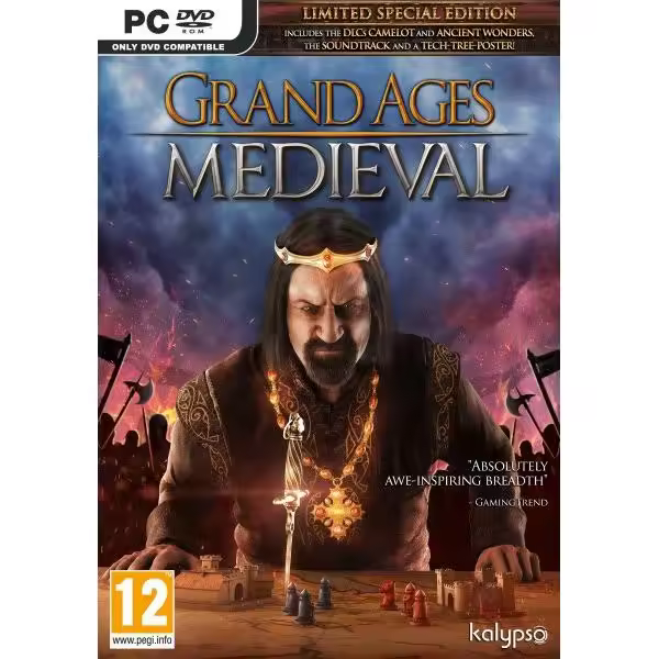 Kalypso Grand Ages Medieval Estándar Alemán, Inglés, Español, Francés, Italiano, Polaco, Ruso PC - 1