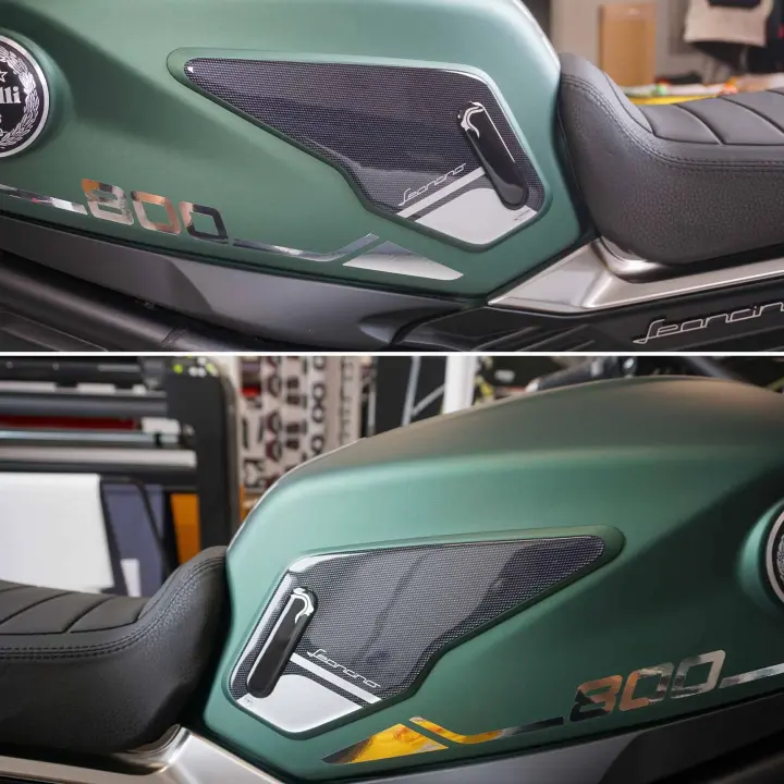 Pegatinas 3D Protectores laterales del Depósito compatibles con Benelli Leoncino 800 - 1