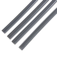 Limpia Parabrisas De Coche Silicona 6mm Hoja De Limpieza Para Ventanas Delanteras Y Traseras De Automóvil Inserto De Limpia Parabrisas Sin Hueso - details 0