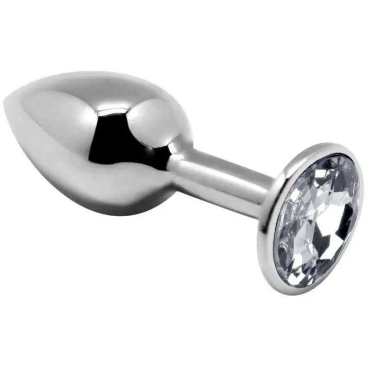 Alive Anal Pleasure Mini Plug Metal Blanco Talla S 1Ud - 1