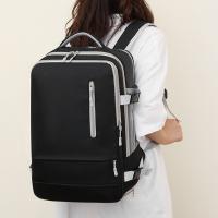 Mochila de viaje repelente al agua para mujer, carga USB para portátil con mochila escolar, con correa de equipaje, informal - details 5