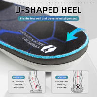 Plantillas de soporte de arco, ligeras, de EVA, para calzado deportivo, para hombre y mujer, elásticas, para correr, talla 35-45 - details 5