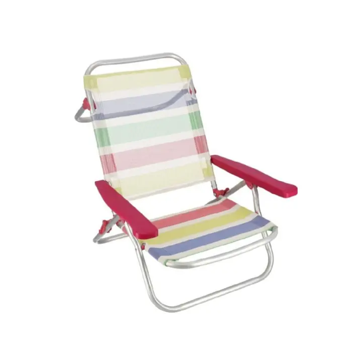 Gerimport Silla aluminio Rainbow 5 posiciones 1x1 60 x 58 x 80 cm - 1