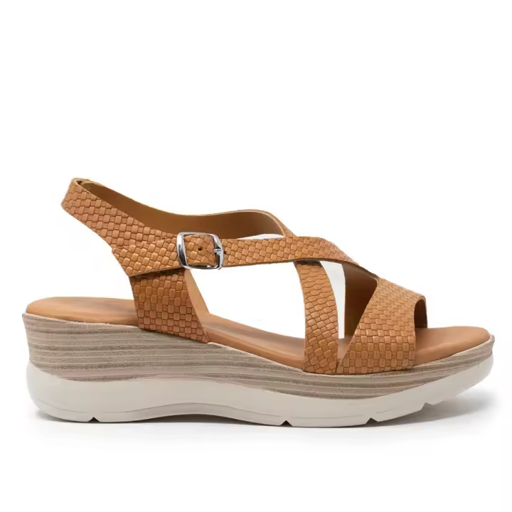 TINA KIZ 2521 CUERO Sandalias plataforma mujer 35403 25V SANDALIA MODA CUERO - 1