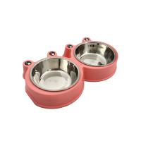UNUSUAL- Comedero Perro Gato y Mascotas, Bebedero Perro Gatos, Doble Plato Extraíble de Acero Inoxidable, Tres colores, Comida Cuencos para Gatos, Comedero para Perros Gato Mascotas, Cuencos Dobles para Gatos, Comedero para Gatos DZL - details 3