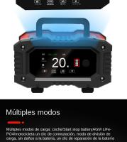 Cargador Inteligente De Batería Para Coche Y Motocicleta 20A/10A 12V/24V Compatible Con Lithium AGM GEL Lead-Acid LiFePO4 - details 10