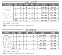 Conjunto De Pantalones Con Capucha Y Sudadera De Baloncesto Para Hombres Ropa Deportiva Casual Estilo Tracksuit Material Poliéster Y Algodón Cierre Con Cordón Pantalones Con Bolsillos - details 0