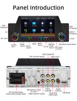 BQCC Radio De Coche 1 Din 4.7'' Con Android Auto Carplay RDS Botones Luzes Mirrorlink BT Dual USB Tipo-c Carga Estéreo In-Dash - details 17