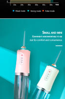 Irrigador Oral Eléctrico Portátil Limpiador Dental Con 4 Cabezales Y 3 Modos De Uso Recargable Fregador De Dientes Jet De Agua - details 13