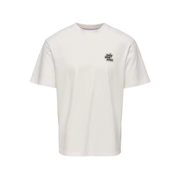 ONSFLOWER LOGO RLX SS TEE Cloud Dancer/FLOWER LOG - 1