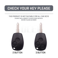 Funda De Llave De Coche TPU Para Renault Megane Modus Espace Laguna Duster Logan DACIA Sandero Fluence Clio Kango 2 Botones - details 0