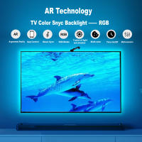 Tira De Luz LED RGBIC Para TV 55-85 Pulgadas Con Cámara Sensor Y Sync Musica Gaming Ambiente De Habitación Inteligente - details 6