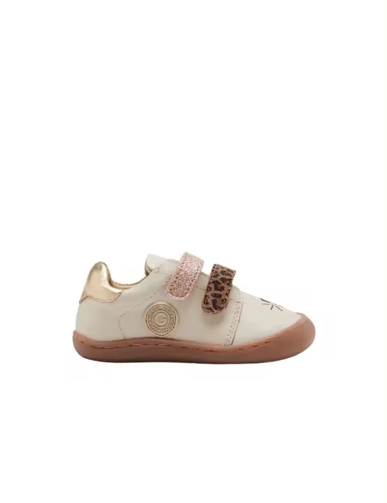 GIOSEPPO POYGAN RESPETUOSO PIEL VELCROS COMBI LEOPARDO-GLITTER 75026 - 1