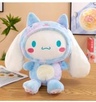 Muñeco De Peluche Kawaii Sanrio Cartoon Japonés Corazón De Cinnamoroll Suave Y Estampado Para Regalo De Cumpleaños Para Niñas Y Niños Material De Algodón PP - details 14