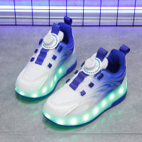 Zapatillas De Niños Con Luces LED Zapatillas De Patinaje Al Aire Libre Para Niños Y Niñas Zapatos Deportivos Cargados Por USB Zapatillas Casuales - details 13