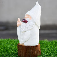 Estatua De Gnome Con Dedo Medio Micro Landscape Decoración De Jardín Resina Figura De Jardín Provocativa Para Paisaje Exterior - details 10