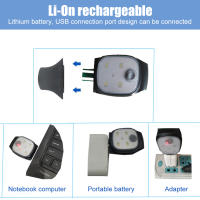 Lampara Clip LED Recargable USB Con 4 Modos De Iluminación Seguridad Para Correr Y Caminar De Noche Pesca Senderismo - details 2