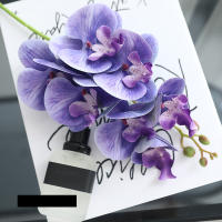 1PC Orquídea De Mariposa De Simulación Decoración De Hogar Lujo Arreglo Floral Para Boda Y Fiestas Interior - details 11