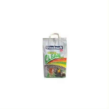 Lecho papel reciclado vegetal clean vitakraft 10 litros - 1