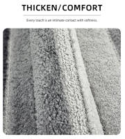 Carpete De Baño Super Absorbente Lavable Antideslizante De Fibra Finísima Espuma Gruesa Almohadilla De Piso De Goma Para Uso Doméstico Y Hotel - details 5