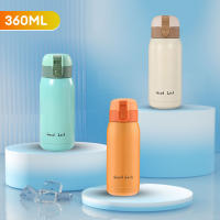 Termo De Acero Inoxidable 360ML Con Cubierta Saltarina Y Bolsillo Termal Para Café Aislada Botella De Agua Caliente Para Niños Regalo - details 2