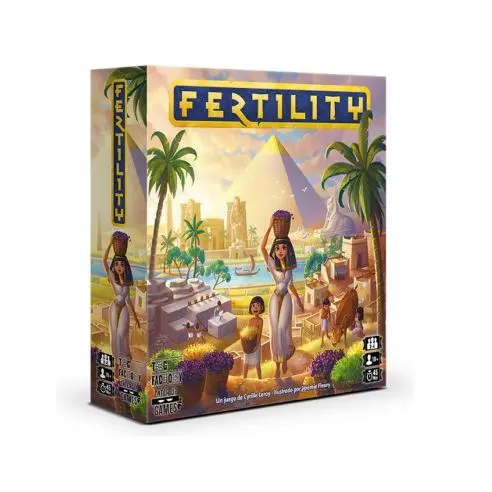 Fertility, juego de mesa, basado en Egipto, juego bonito, ilustrado, con elementos 3d, para jugar en familia - 1