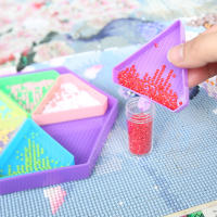 Kit De Paleta De Diamante 7 En 1 Con Almacenamiento Hexagonal De Gran Capacidad Y Pluma De Diamante Herramientas Para Pintura Y Bordado Artísticos - details 9