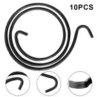 10pcs Resorte De Repuesto Para Manija De Puerta 33mm Resorte De Torcimiento Para Cerradura Interior Sección Plana Y Metálica Para Reparación Y Metalworking - details 1