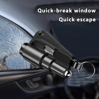 Martillo De Emergencia Para Coche 3 En 1 Multifuncional Con Cortador De Cinturones De Seguridad Y Herramienta Para Romper Ventanas De Vidrio Fragmentado - details 1