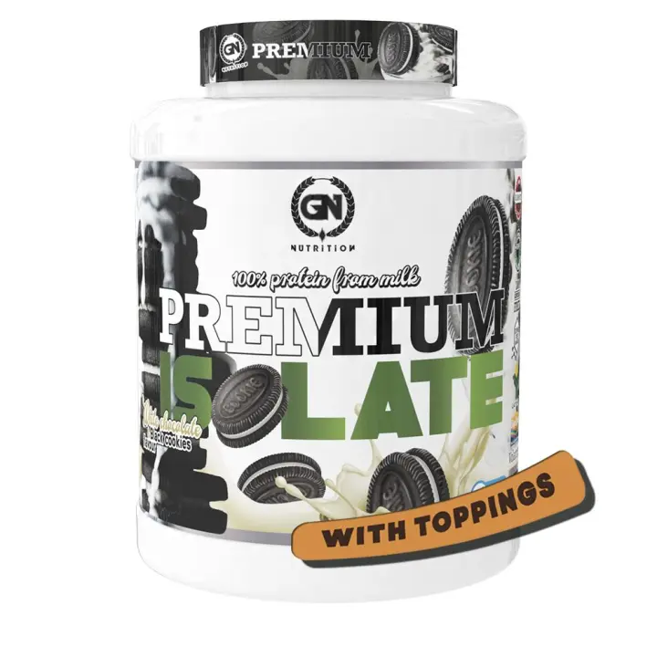GN Nutrition Premium Isolate 100%   |  Aislado de suero de leche de ISOLAC | Proteína Con Vitamina B6 y DigeZyme | Ideal para Deportistas - 1